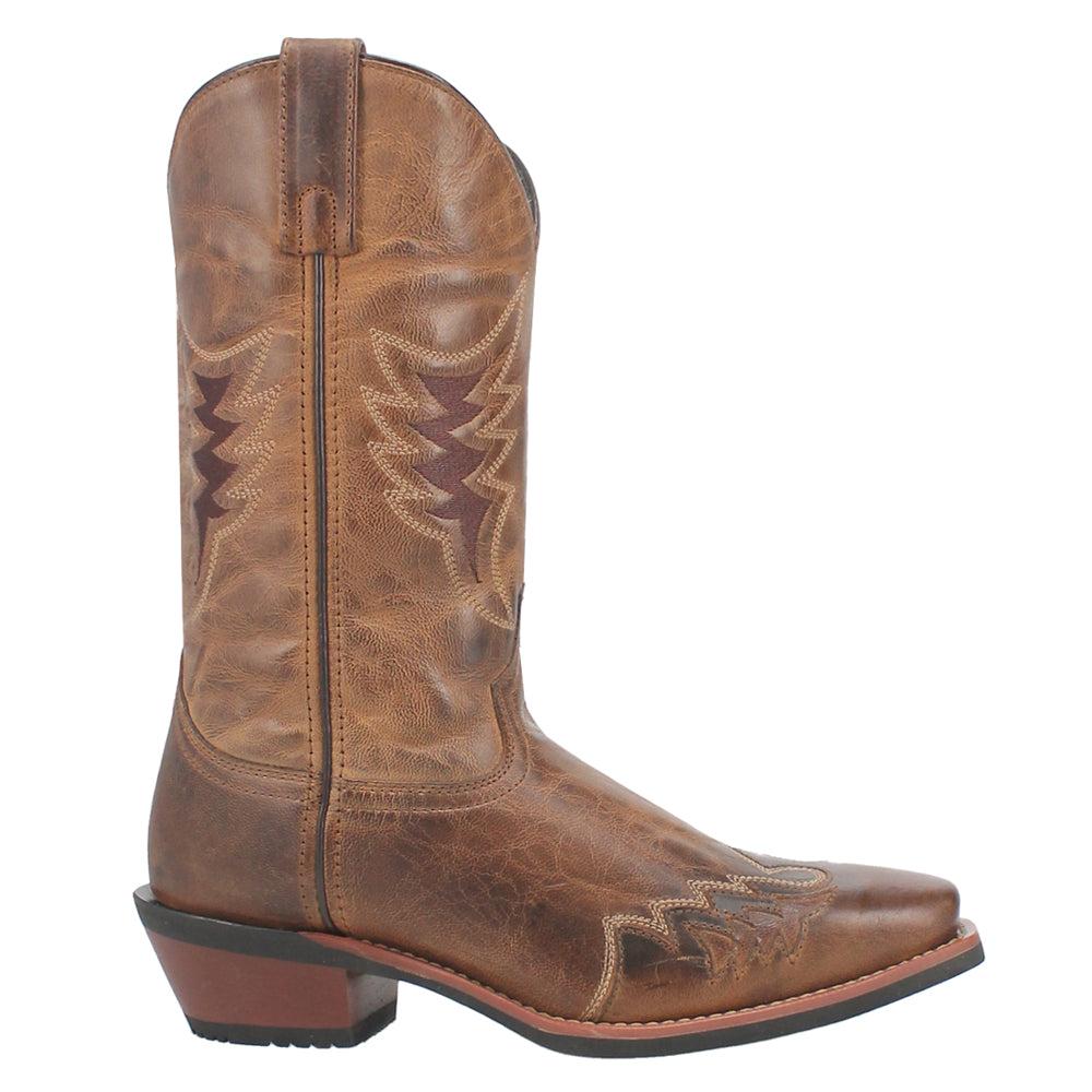 Laredo Williams Leather Square Toe Cowboy Boots