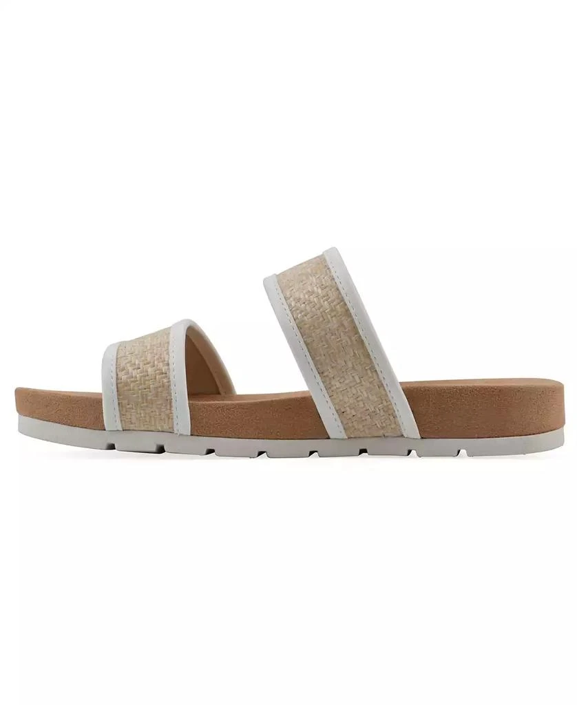 White Mountain Women's Tropical Slide Slip-On Sandals 6