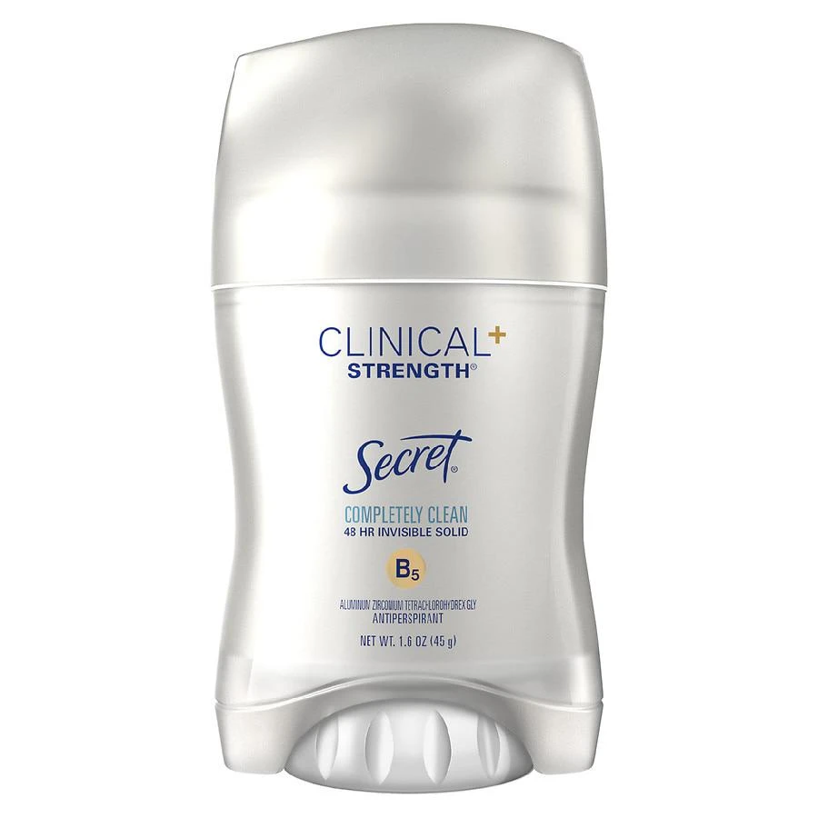 Secret Clinical Strength Invisible Solid Antiperspirant and Deodorant for Women Completely Clean 1