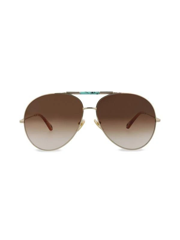 Chloé 50MM Aviator Sunglasses 1