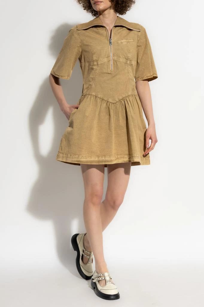 Ganni Dress with a collar 2