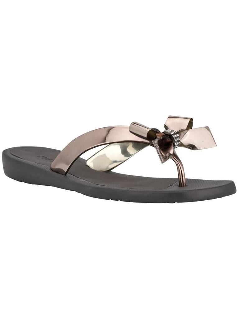 GUESS Tutu 22 Womens Bow Flat Thong Sandals 4