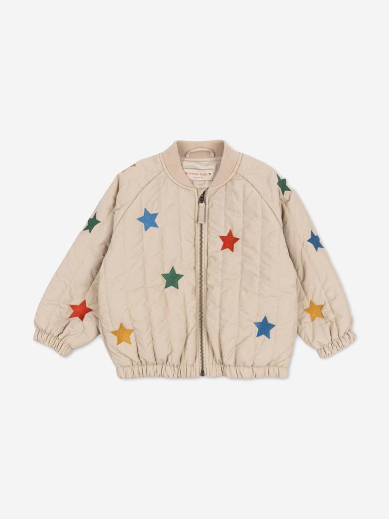 Konges Slojd Kids Star Juno Bomber Jacket in Beige