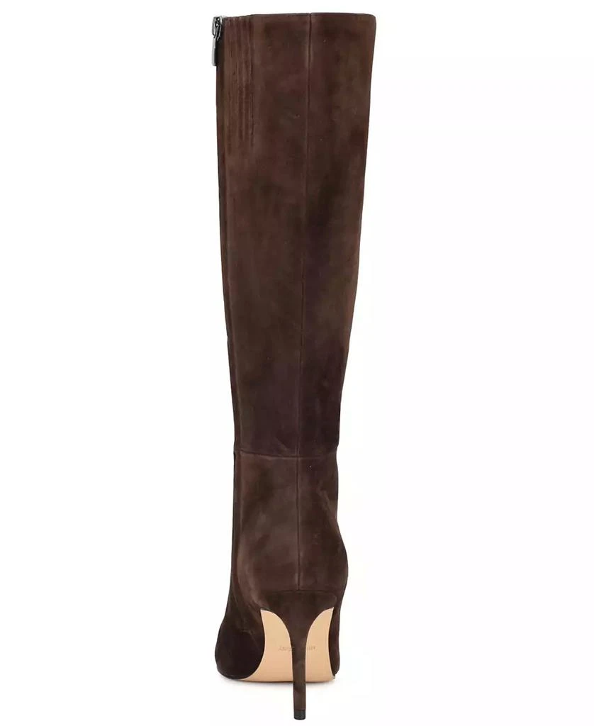 wide calf brown dress boots Women's Lannie Dress Leather Boot - Dark Brown Suede main image 0