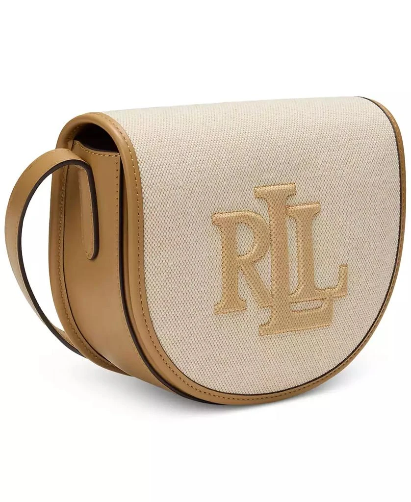Ralph Lauren Witley Canvas and Leather Small Crossbody 3