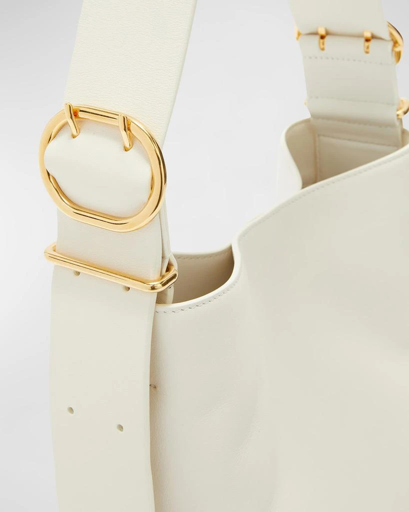 Jil Sander Small Folded Leather Tote Bag 3