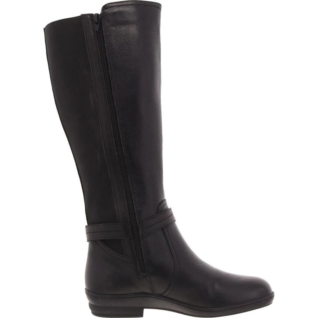 David Tate Womens Belted Leather Knee-High Boots 2