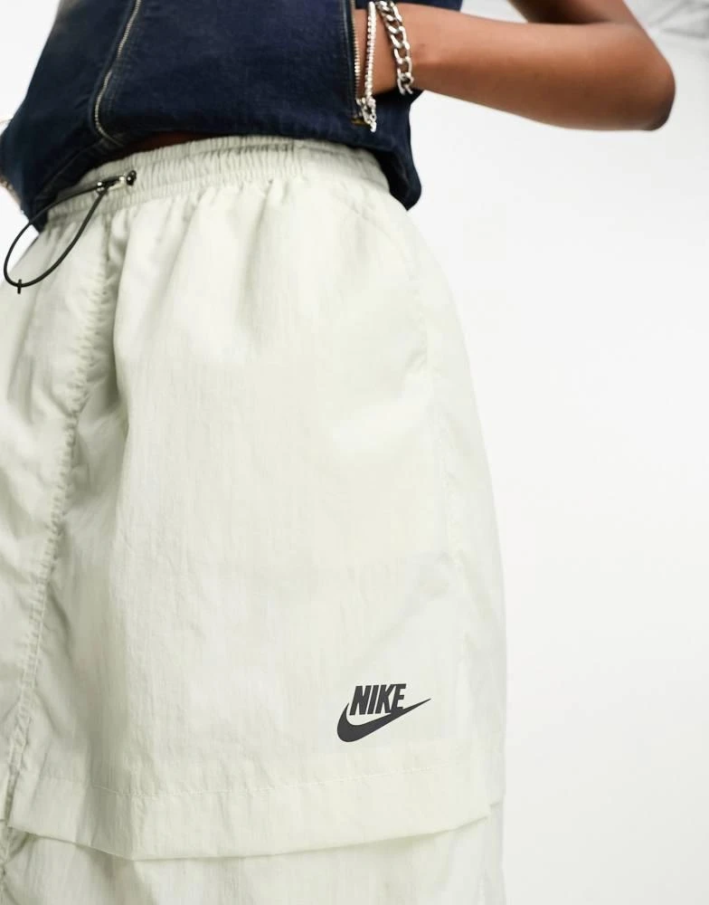 NIKE Nike Sport Utility woven cargo maxi skirt in sea glass green 3