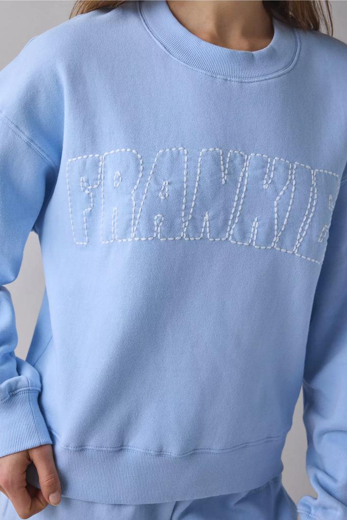 Frankies Bikinis Frankies Bikinis Travel Days Morning Cotton Crewneck Pullover