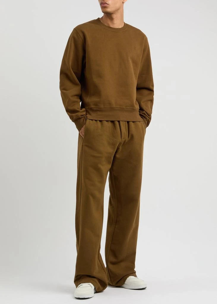 Yves Saint Laurent Logo-embroidered cotton sweatpants 4