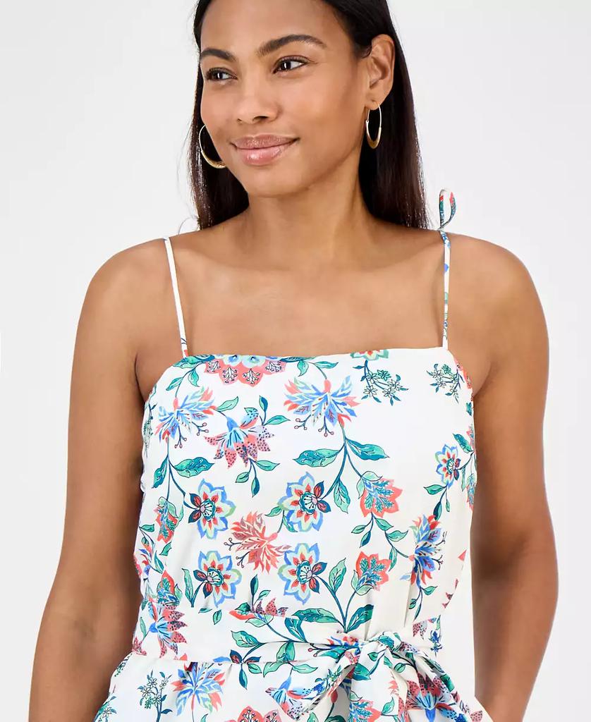 julia jordan Women's Printed Sleeveless Fit & Flare Dress