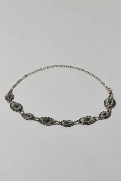 Urban Outfitters Stone Accent Linked Chain Belt 2