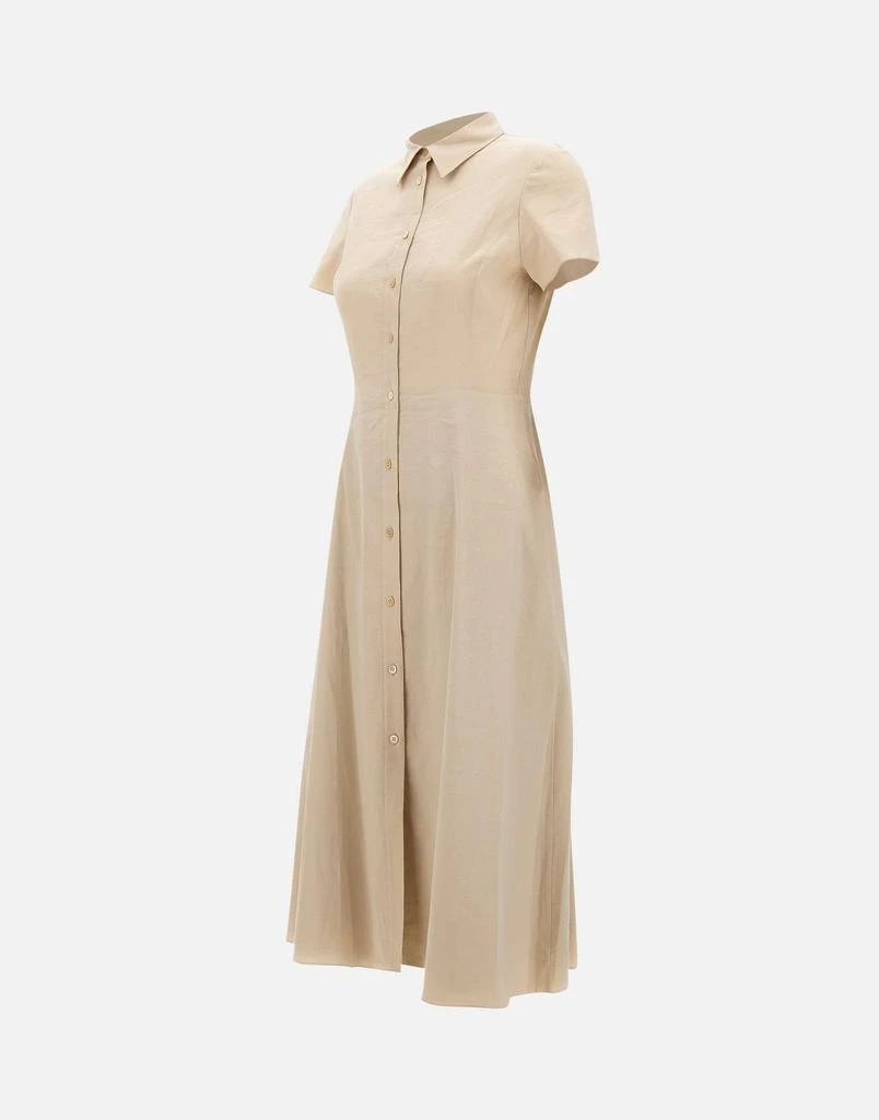 Theory "Good crunch" linen and viscose dress 2