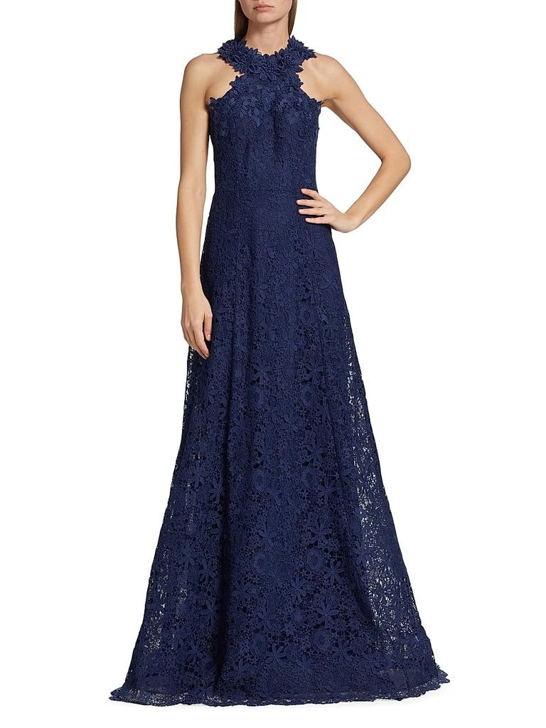 Lace Halter Fit-&-Flare Gown  On Sale Now with Up to 40% Off | Discover  Exclusive Deals & Savings at BeyondStyle  Authentic Teri Jon  halter|women's apparel|black tie|dresses|women-owned or founded|wedding  guest|a-line|solid|women's|14|Women's|floor ...