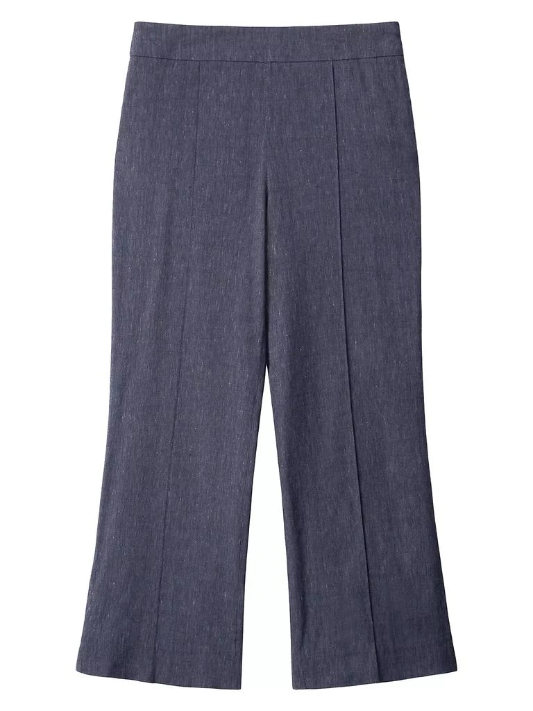 Staud Knack Linen-Blend Crop Pants 1