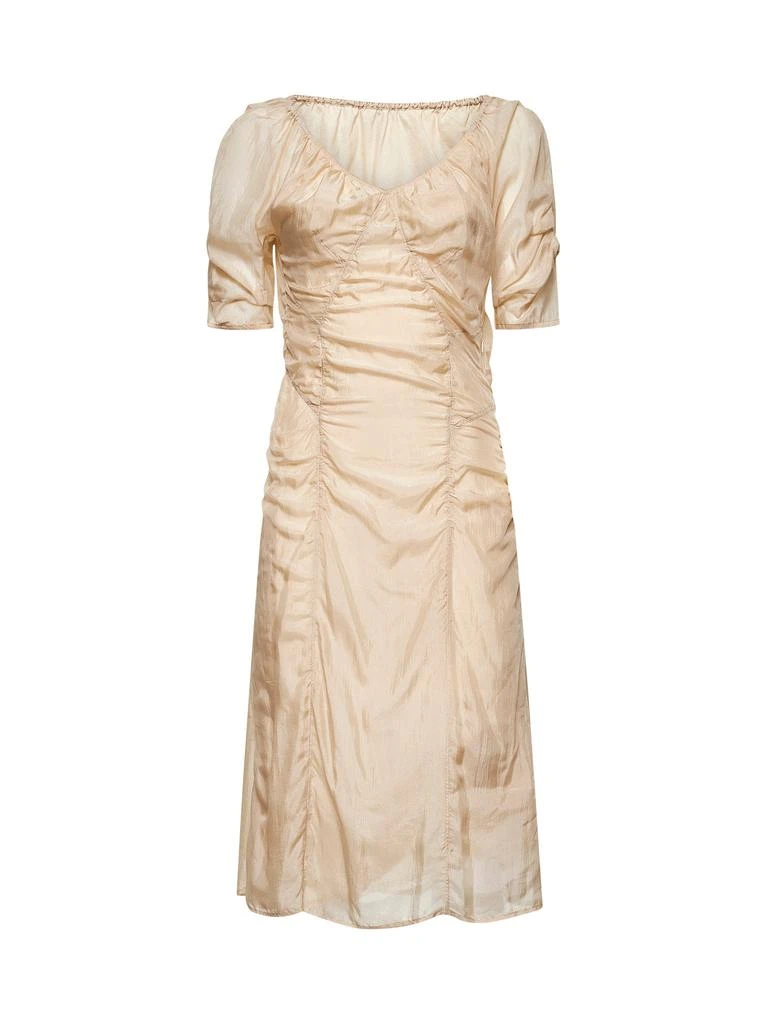 Lemaire LEMAIRE | Nude silk chiffon midi dress | Women | 36 - Dresses &  Skirts