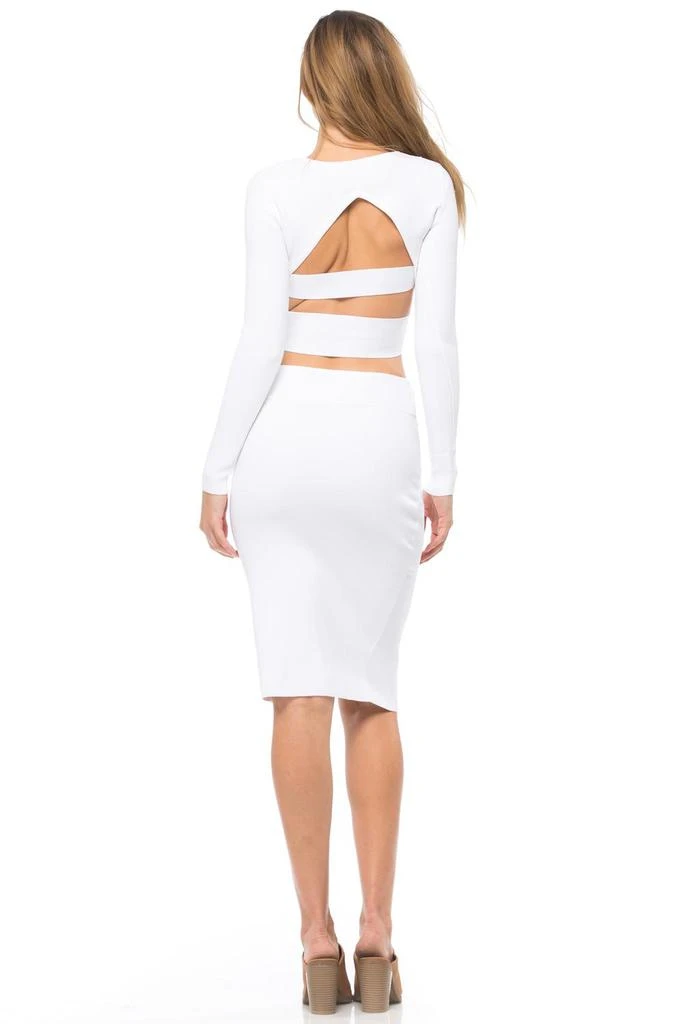 KENDALL & KYLIE Kendall + Kylie - Compact Long Sleeve Crop Top 4