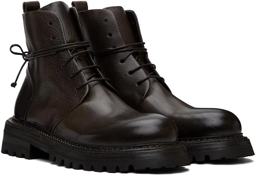 Marsèll Brown Carrucola Lace Up Ankle Boots 4