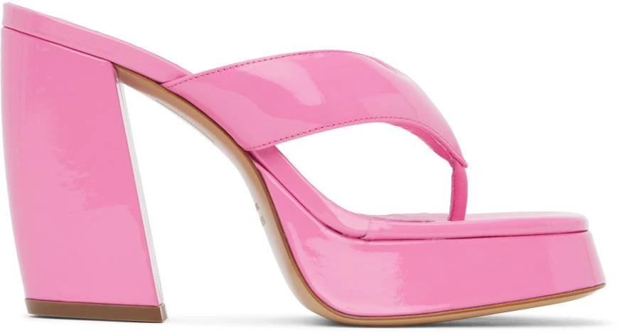 GIABORGHINI Pink Gia 17 Heeled Sandals