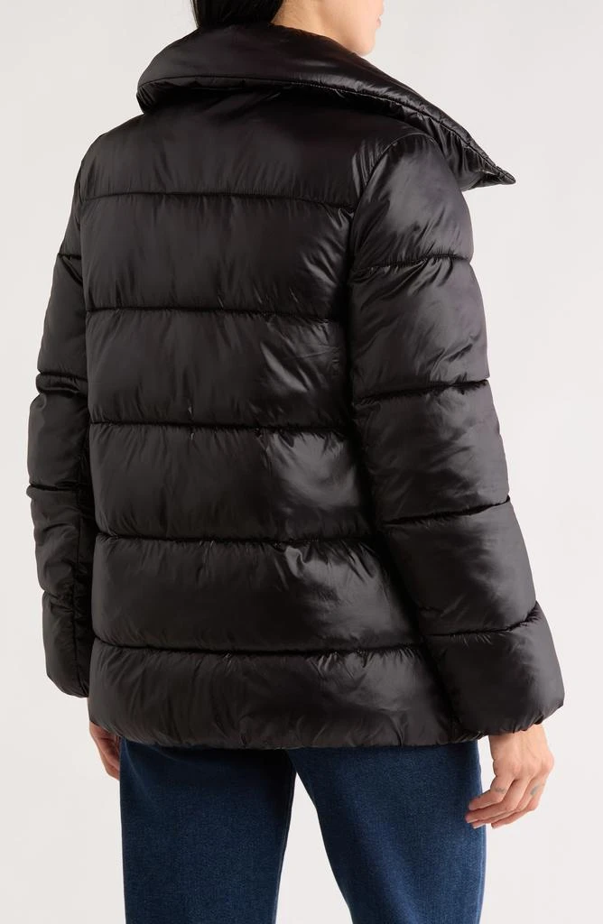 BCBG Water Resistant Snap Front Puffer Jacket 2