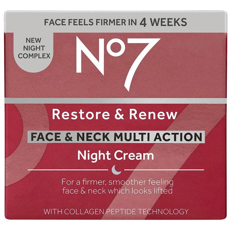 No7 Restore 
Renew Multi Action Face 
Neck Night Cream 6