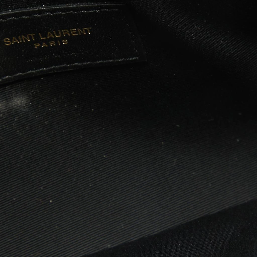 Yves Saint Laurent Saint Laurent Black Leather Uptown Pouch 7