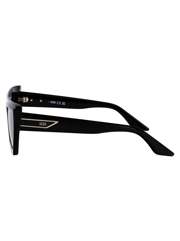 GCDS NERO LUCIDO / FUMO ACETATE SUNGLASSES 3