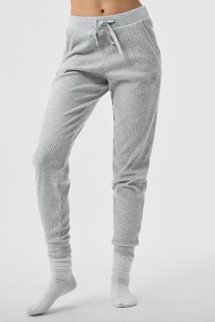 Alo Muse Sweatpant - White Heather