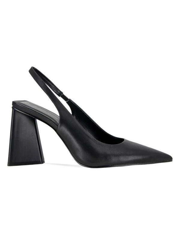 BCBG Trina Flare Heel Sling Back Pumps 1