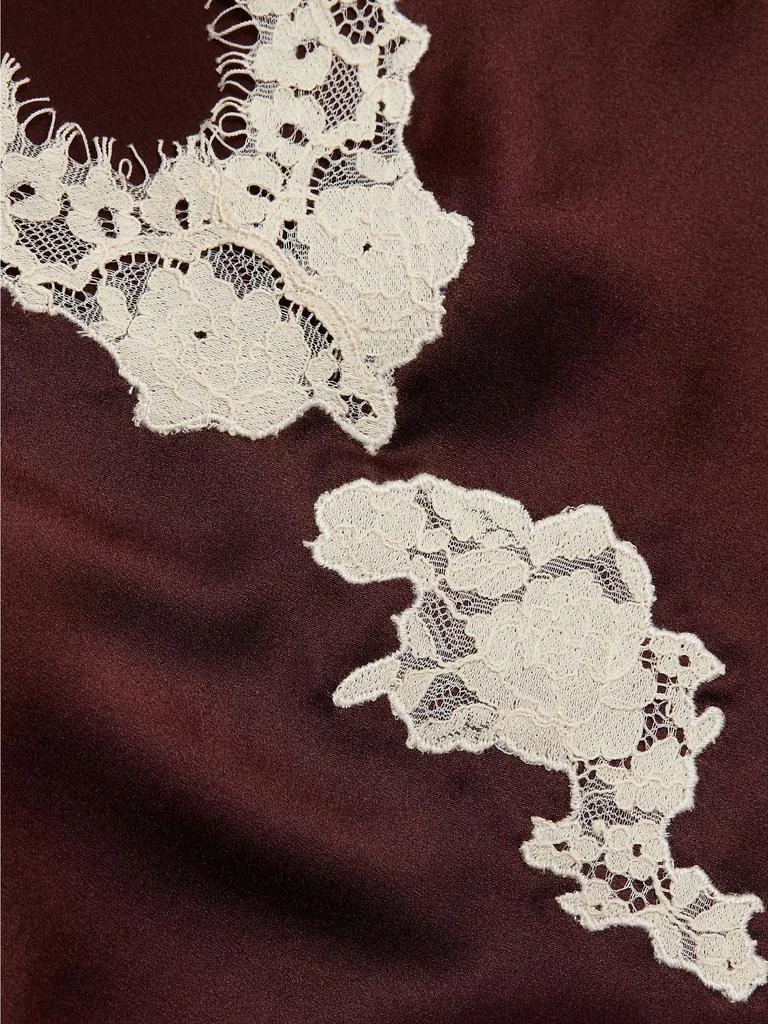 DÔEN Kira Lace-Trim Silk Camisole 7