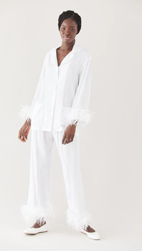 Sleeper Pajama Set with Feathers 1