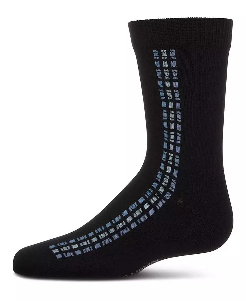 Memoi Boys Vertical Dashed Line Crew Socks