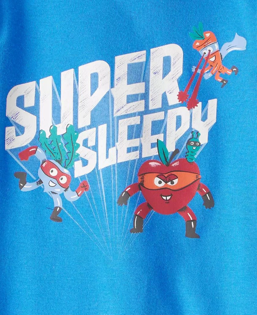 Carter
s Boys
 Toddler 2T-5T Veggies Loose Fit Long-Sleeve Top and Pants Pajama, 4-Piece Set 2