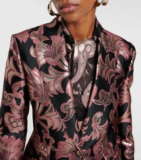 ETRO Floral jacquard blazer 4