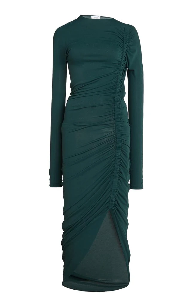 knee length dresses for ladies Salvatore Long Sleeve Midi Dress