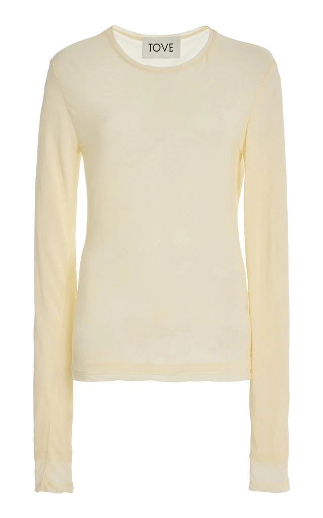 Tove Tove - Rosalie Jersey Top - Yellow - FR 38 - Moda Operandi 1
