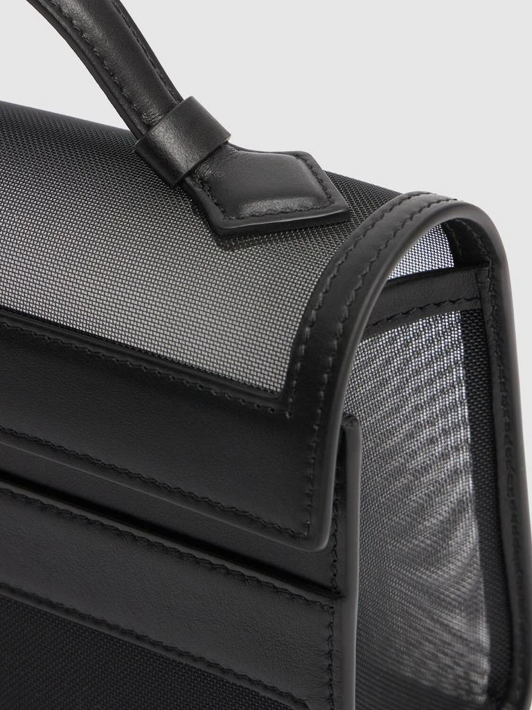 SAVETTE The Symmetry Mesh W/ Leather Pochette 3