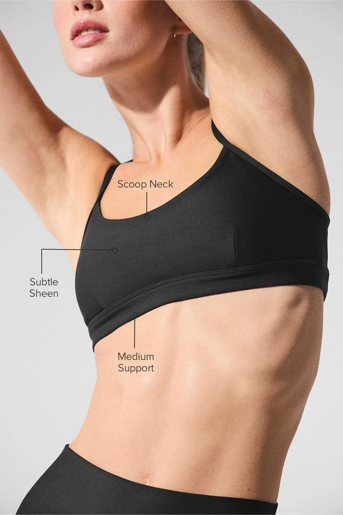 Alo Airlift Intrigue Bra - Black 3