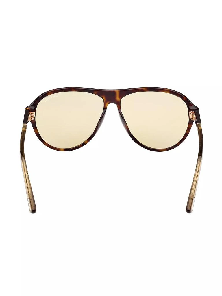 Tom Ford Quincy 59MM Pilot Sunglasses 5