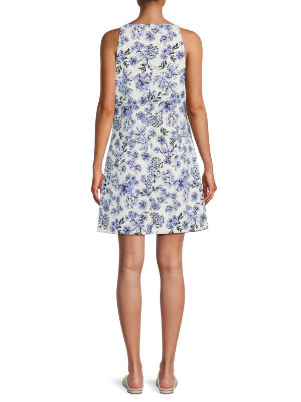 Tommy Hilfiger ​Floral Square-Neck Minidress