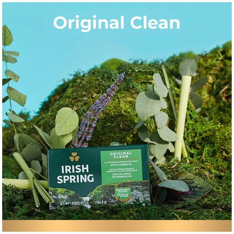 Irish Spring Deodorant Bar Soap for Men Original Clean 3