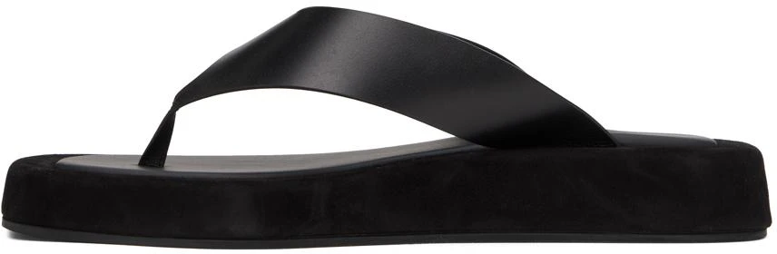 The Row Black Ginza Sandals 3