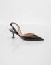 Manolo Blahnik Carolyne Leather Low-Heel Slingback Pump 2