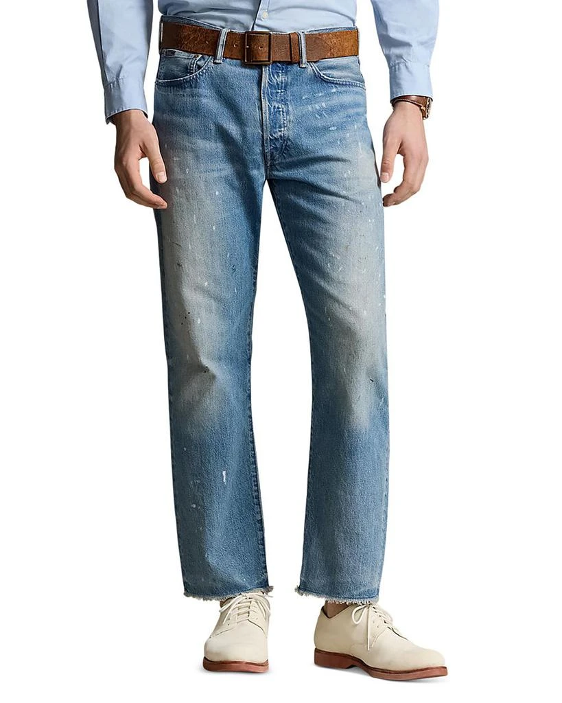 Polo Ralph Lauren Distressed Straight Fit Jeans in Habana 1