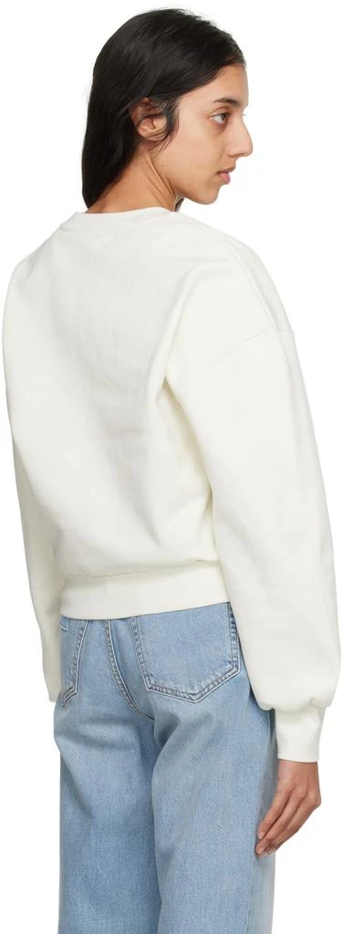 Ganni Off-White Butterfly Sweatshirt 3