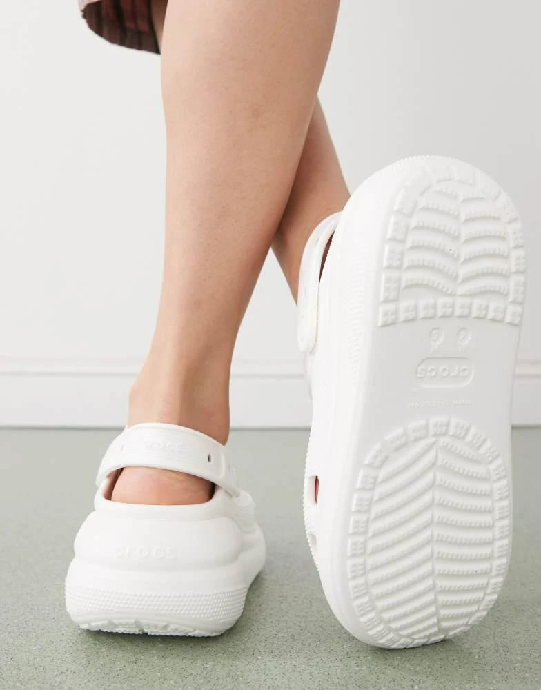 Crocs Crocs Classic crush clog in white - Sandals - Free  display picture 1