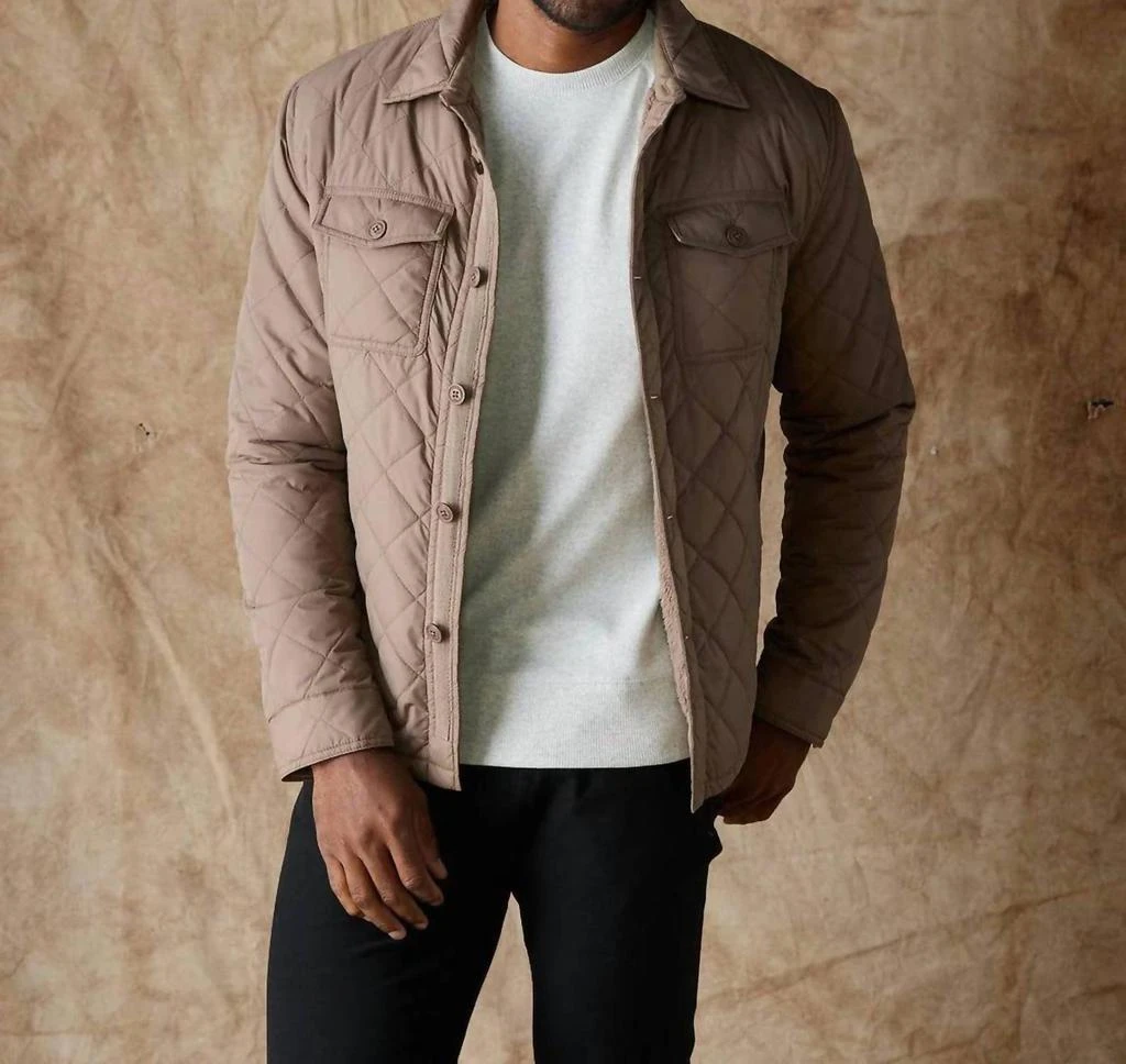 The Normal Brand The Normal Brand - Quilted Sherpa Lined Shacket 1