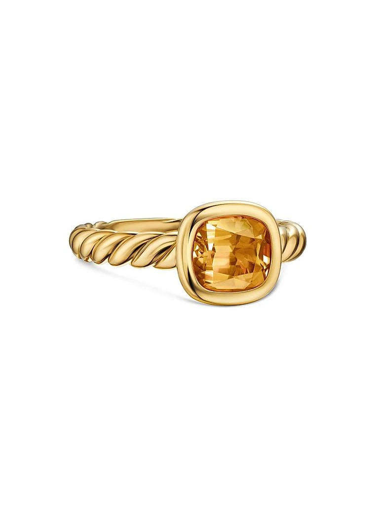 David Yurman DY Mercer Stone Ring in 18K Yellow Gold 1