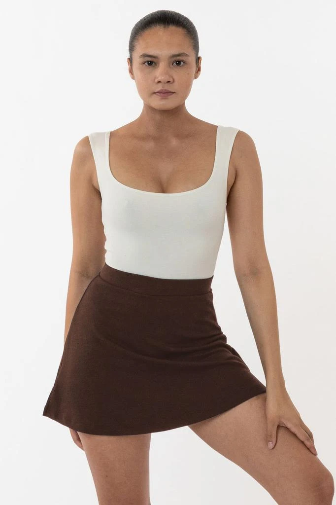 Los Angeles Apparel PON481 - Ponte A-Line Skort 5