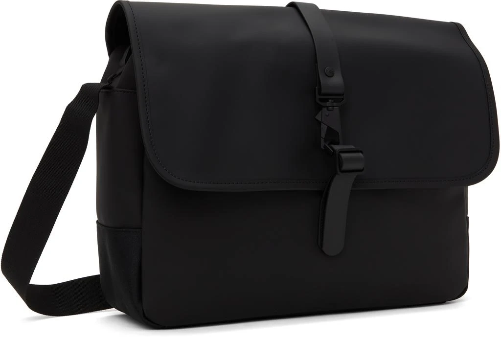 RAINS Black Messenger Bag 2